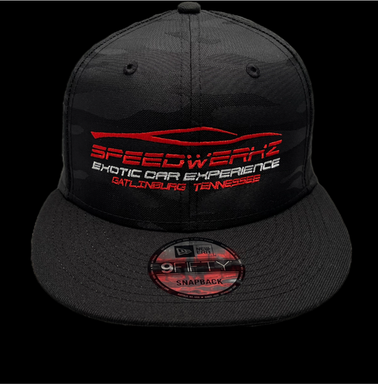 Speedwerkz Black/Black Camo Hat