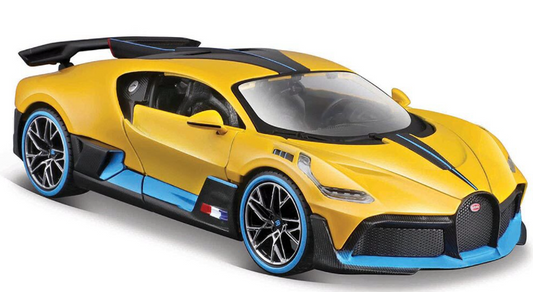 Bugatti Divo Yellow Diecast 1/24th