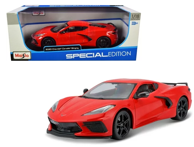 Chevy Corvette Stingray Red Diecast 1/18th