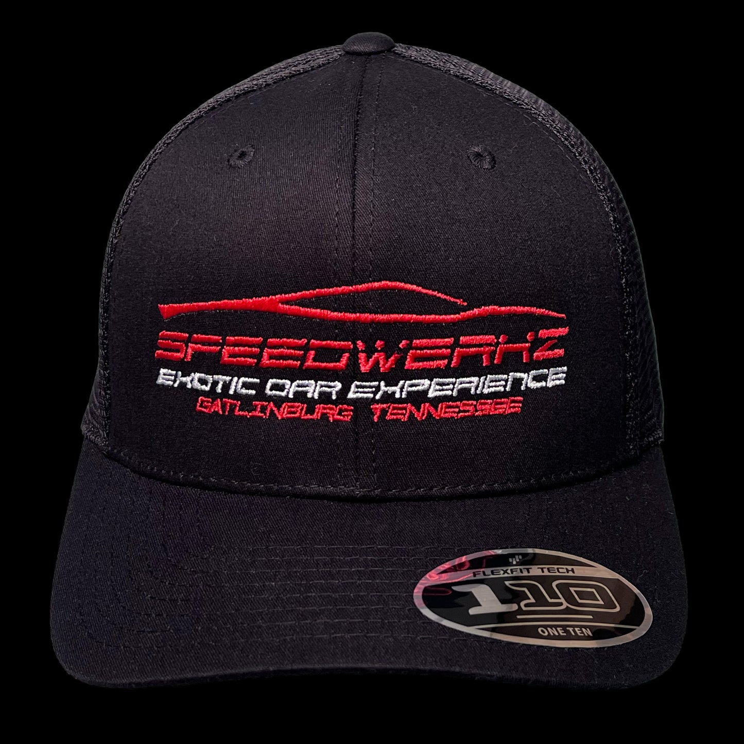 Speedwerkz Logo Black/Black Trucker Hat