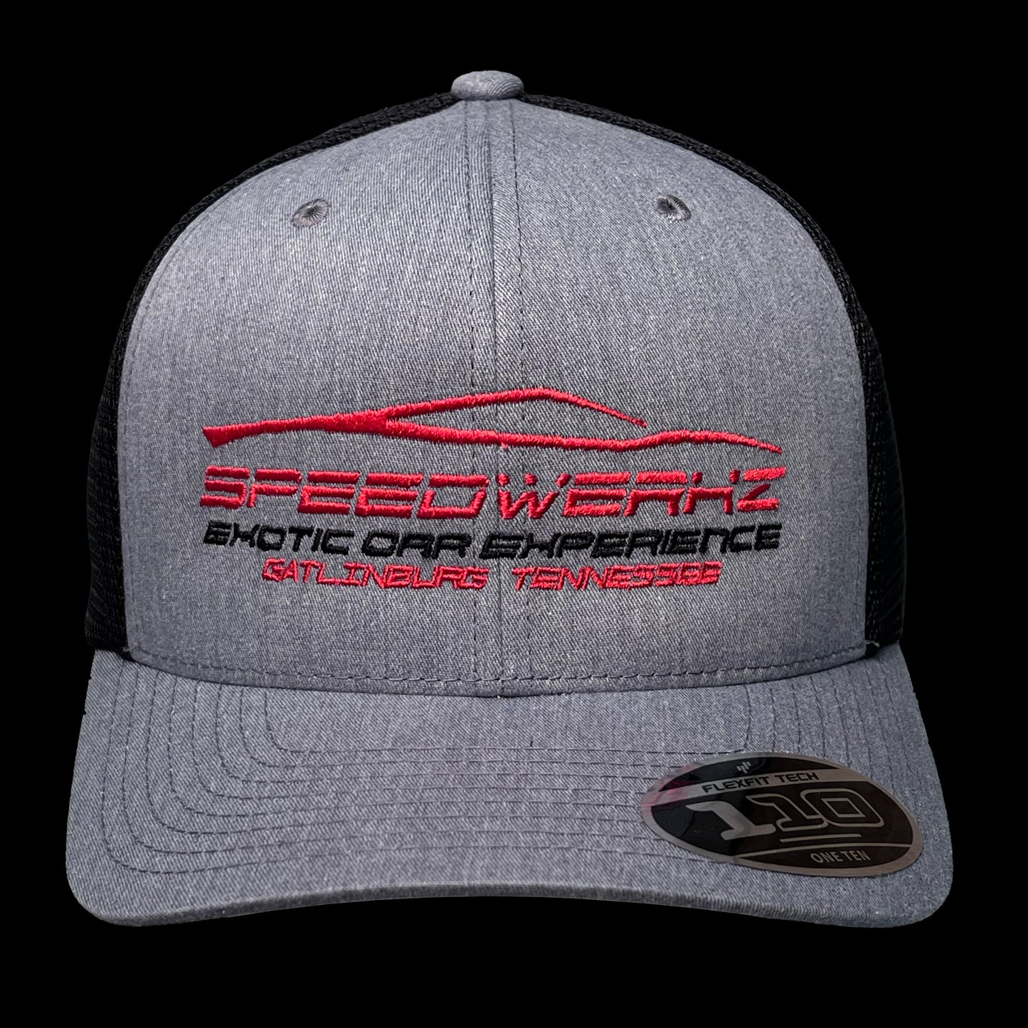 Speedwerkz Logo Grey/Black Trucker Hat