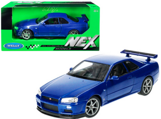 Nissan GTR R34 Diecast 1/24th