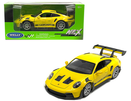 Porsche GT3RS 992 Yellow Diecast 1/24th