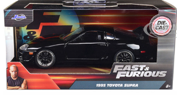 Toyota Supra Black Diecast 1/24