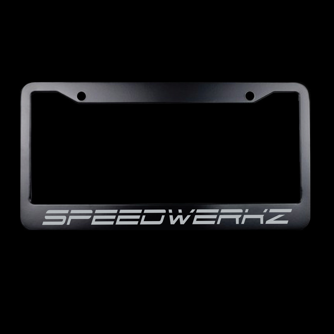 Speedwerkz license plate cover for a car 